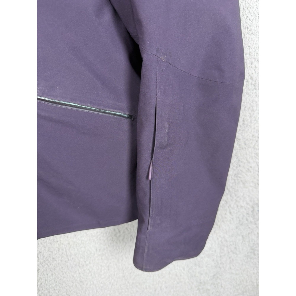The North Face Women's L Purple Hooded Ski Jacket Gore-Tex Insulated Primaloft - Picture 7 of 15